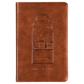 The Purpose Book: Bíblia Sagrada, A21, Capa Couro-soft Caramelo, Paisagem