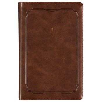 The Purpose Book: Bíblia Sagrada, A21, Capa Couro-soft Marrom, Cruz