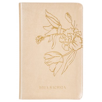 The Purpose Book: Bíblia Sagrada, A21, Capa Couro-soft Bege, Lores