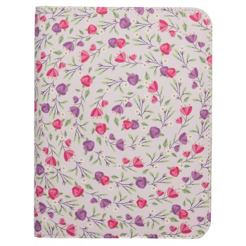 Meu Plano Perfeito: Lorescer, Planner Anual Não Datado Para Adolescentes Com Capa Sobrecapa De Zíper Em Couro-soft, Capa Rom?ntica Com Flores | Planner 2025