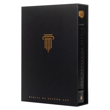 Bíblia De Estudo Ac, Couro-soft Preto | Com Comentários Da King James Study Bible