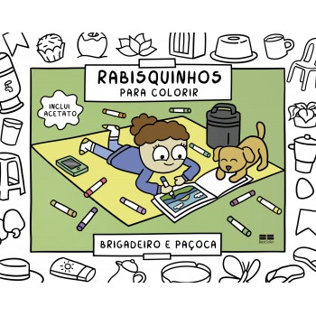 Rabisquinhos Para Colorir: Brigadeiro E Paçoca