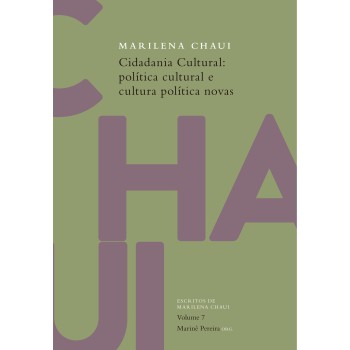 Cidadania Cultural: Política Cultural E Cultura Política Novas