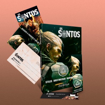 Os Santos: “Brindes especiais: marcador e 2 cards exclusivos”