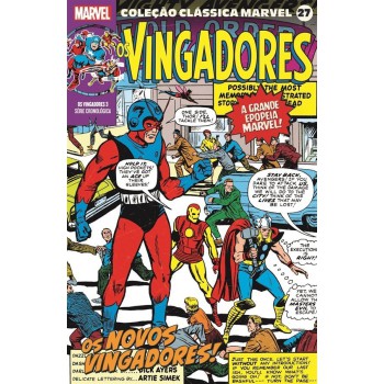 Coleção Clássica Marvel Vol.27 - Vingadores Vol.03