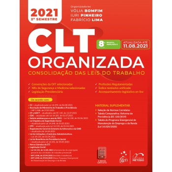 Clt Organizada - Consolidação Das Leis De Trabalho