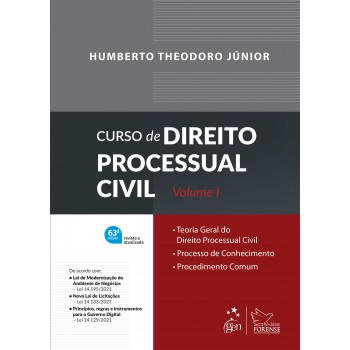 Curso De Direito Processual Civil - Vol. 1