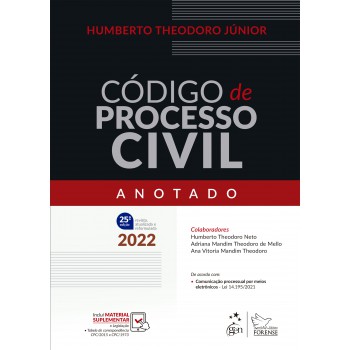 Código De Processo Civil Anotado