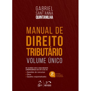 Manual De Direito Tributário - Volume único