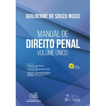 Manual De Direito Penal - Volume único