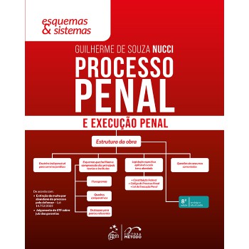 Processo Penal E Execucao Penal-esquemas & Sistemas