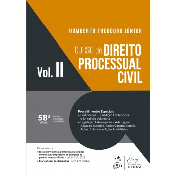 Curso De Direito Processual Civil - Vol. Ii