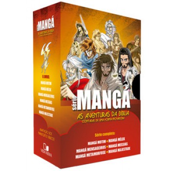 Box Série Mangá - Série Completa: As Aventuras Da Bíblia Contadas De Uma Forma Inovadora