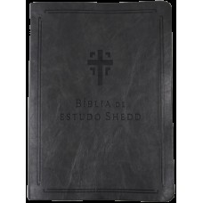 Bíblia De Estudo Shedd - Couro Sintético Chumbo