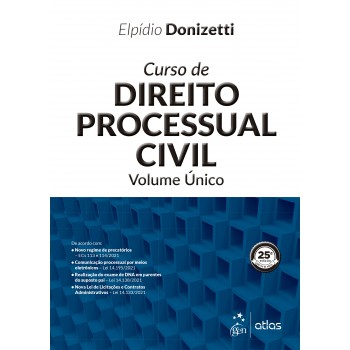 Curso De Direito Processual Civil - Volume único