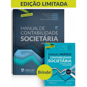 Manual De Contabilidade Societária - Capa Dura - Oferta Especial