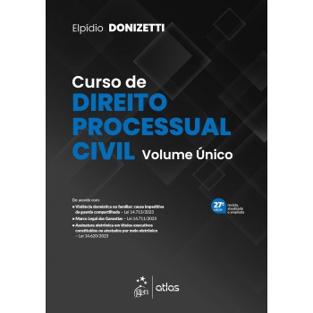 Curso De Direito Processual Civil - Vol. único