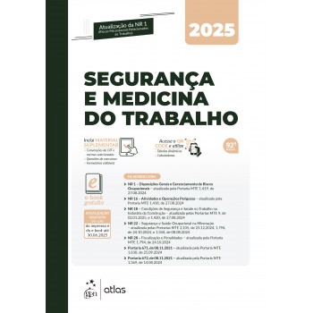 Segurança E Medicina Do Trabalho - 92ª Edição 2025
