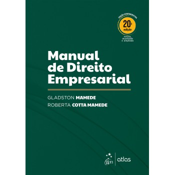 Manual De Direito Empresarial - 20ª Edição 2026
