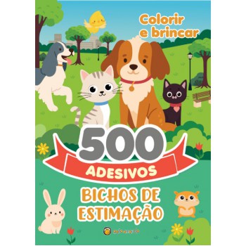 500 Adesivos - Bichos De Estimação