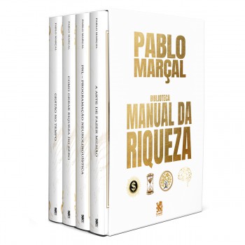 Coleção Manual Da Riqueza - Pablo Marçal - Box 4 Livros