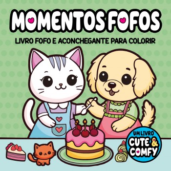 Cute & Comfy - Momentos Ofos - Livros De Colorir Adulto