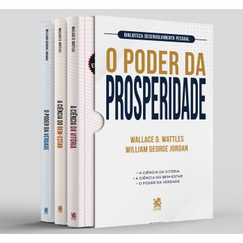 Biblioteca Desenvolvimento Pessoal: O Poder Da Prosperidade - Box Com 3 Livros