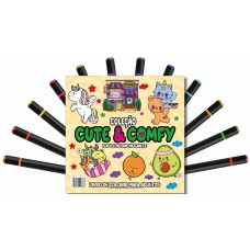 Cute & Comfy Coloring Book For Adults - Ofo E Aconchegante - Livro De Colorir Adulto