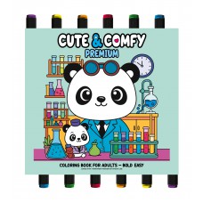 Coleção Cute & Comfy - Premium Edition - Livro De Colorir Adulto