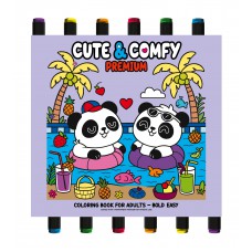 Coleção Cute & Comfy - Premium Edition - Livro De Colorir Adulto