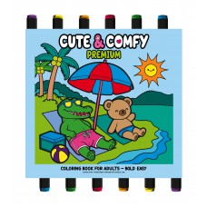 Coleção Cute & Comfy - Premium Edition - Livro De Colorir Adulto