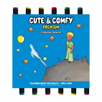 Coleção Cute & Comfy - Premium Edition - Livro De Colorir Adulto