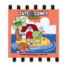 Coleção Cute & Comfy - Premium Edition - Livro De Colorir Adulto