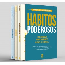 Biblioteca Desenvolvimento Pessoal - Hábitos Poderosos | Box Com 3 Livros