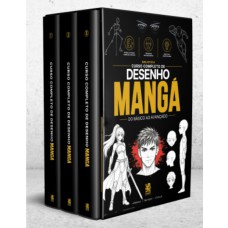 Curso Completo De Desenho Mangá | Box Com 3 Livros