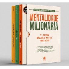 Biblioteca Desenvolvimento Pessoal Mentalidade Milionária - Box Com 3 Livros
