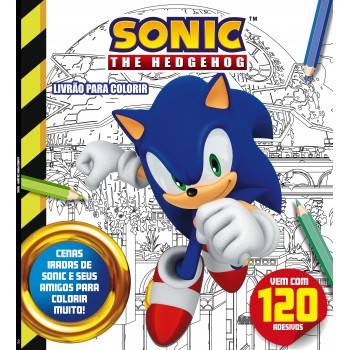 Sonic Livrão Para Colorir