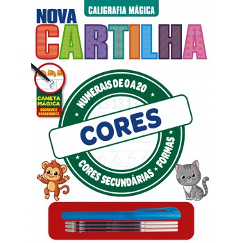 Coleção Nova Cartilha De Caligrafia - Alfabetização Em Construção - Numerais De 0 à 20