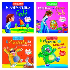 Coleção Contos De Monstrinhos - Kit Com 4 Livros