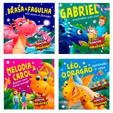 Coleção Contos De Dragões - Kit Com 4 Livros