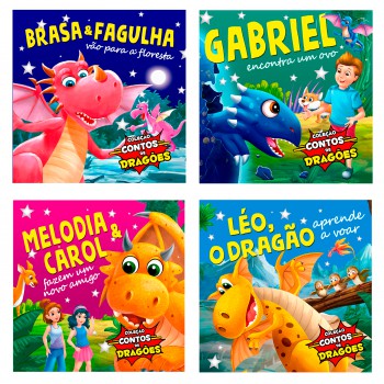 Coleção Contos De Dragões - Kit Com 4 Livros