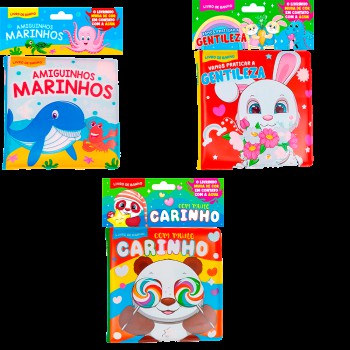 Kit Diversão No Banho - Kit Com 3 Livrinhos De Banho