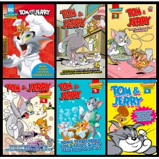 Combo Quadrinhos Tom E Jerry - Kit Com 6 Quadrinhos