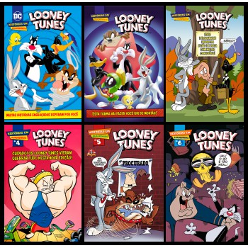 Combo Quadrinhos Looney Tunes - Kit Com 6 Quadrinhos