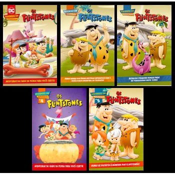 Combo Quadrinhos Os Flintstones - Kit Com 5 Quadrinhos