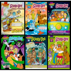 Combo Quadrinhos Scooby-doo - Kit Com 6 Quadrinhos