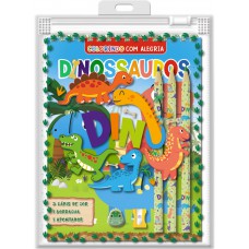 Dinossauros Colorindo Com Alegria