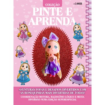 Coleção Pinte E Aprenda Bonequinhas - Ofuchas Encantadas