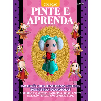 Coleção Pinte E Aprenda Bonequinhas - Sweet
