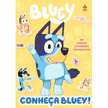 Bluey Livro De Atividades Com Adesivos - Conheça Bluey!